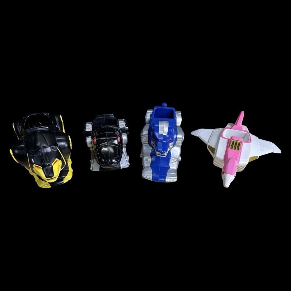 1995 Mcdonalds Mighty Morphin Power Rangers Movie set of 4 Cars Toys‎